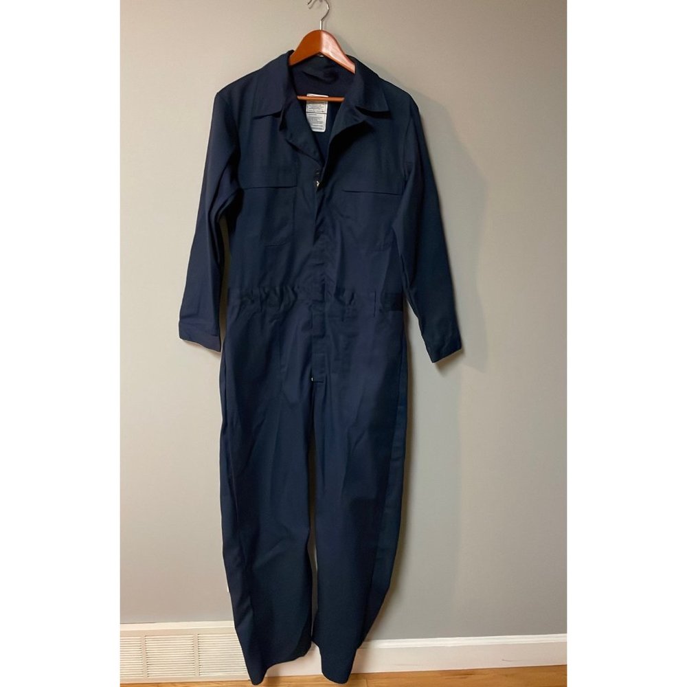 Mens Size 44 Navy Utility Shop Coverall